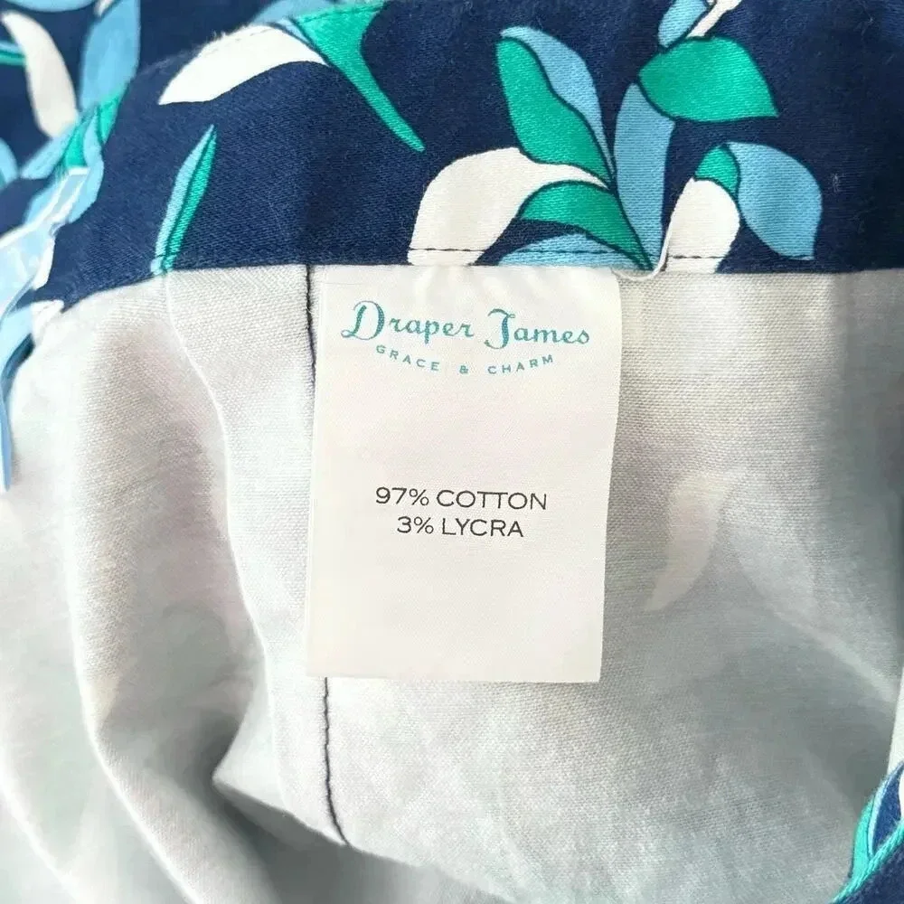 Draper James Graceland Floral Preppy Feminine Casual A-Line Skirt Size 4